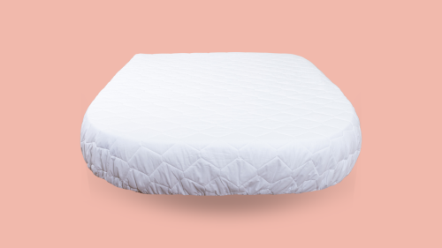 A UK-made mattress protector made to fit a caravan mattress